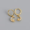 Load image into Gallery viewer, Crescent Moon Earrings
